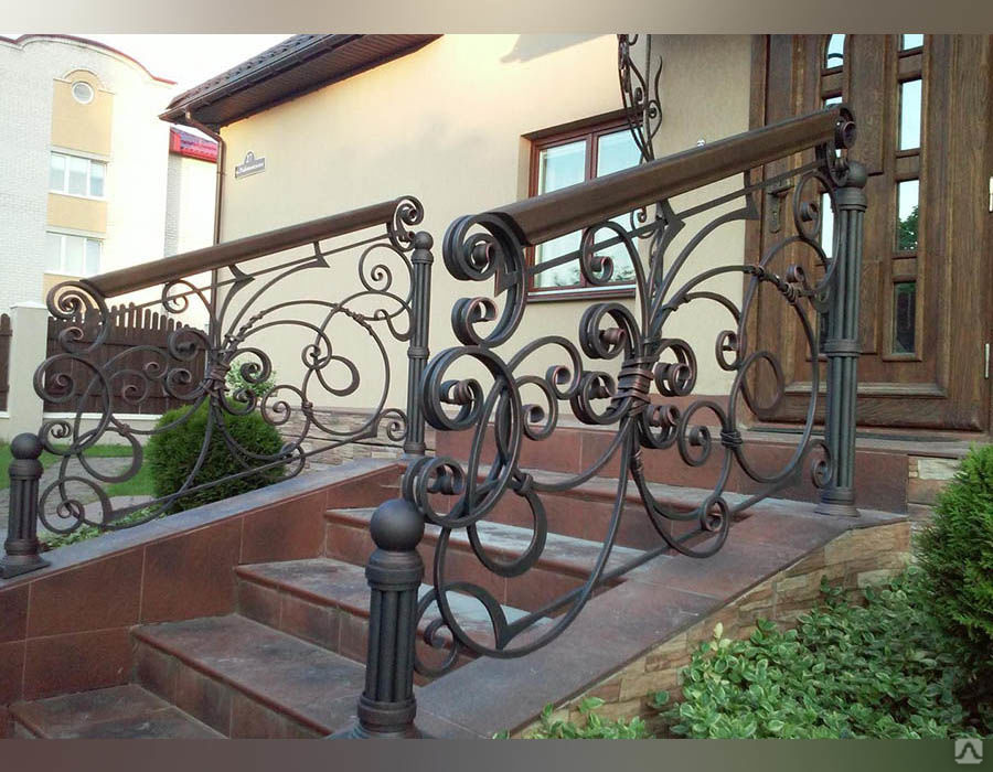 🏡 кованые перила: виды и фото интересных решений