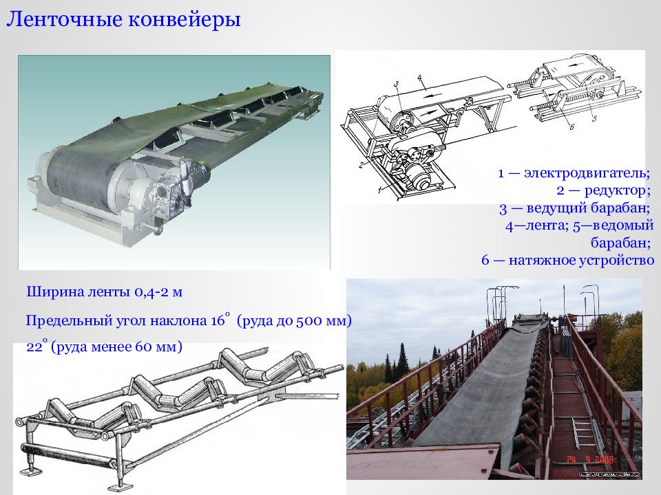 Ленточный конвейер презентация