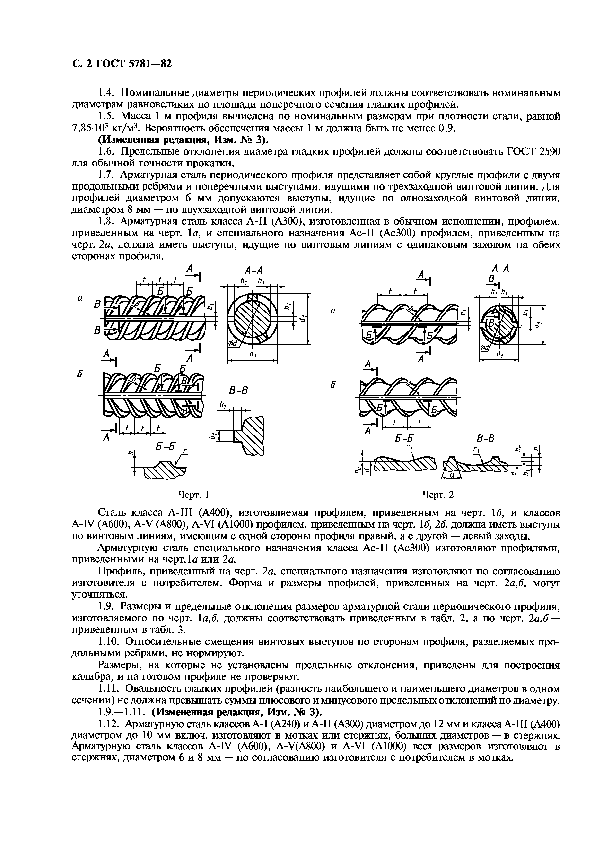 гост 5781 82 арматура технические характеристики