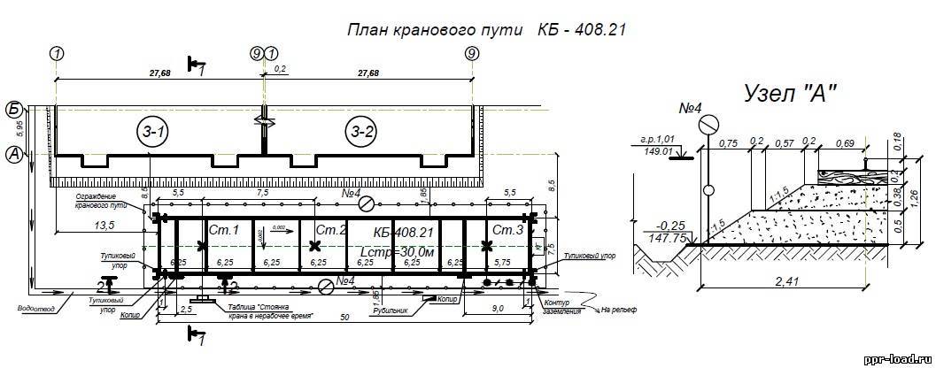 Проект подкрановых путей мостового крана