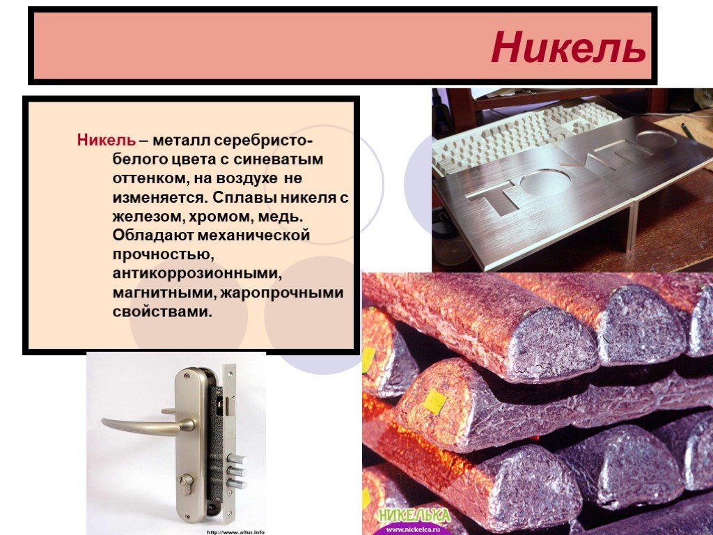 Никелевые сплавы презентация