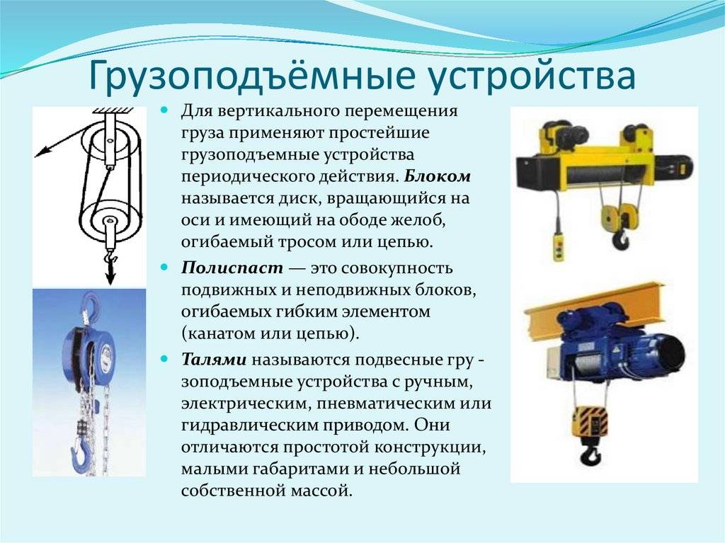 Тельфер - незаменимый помощник на производстве