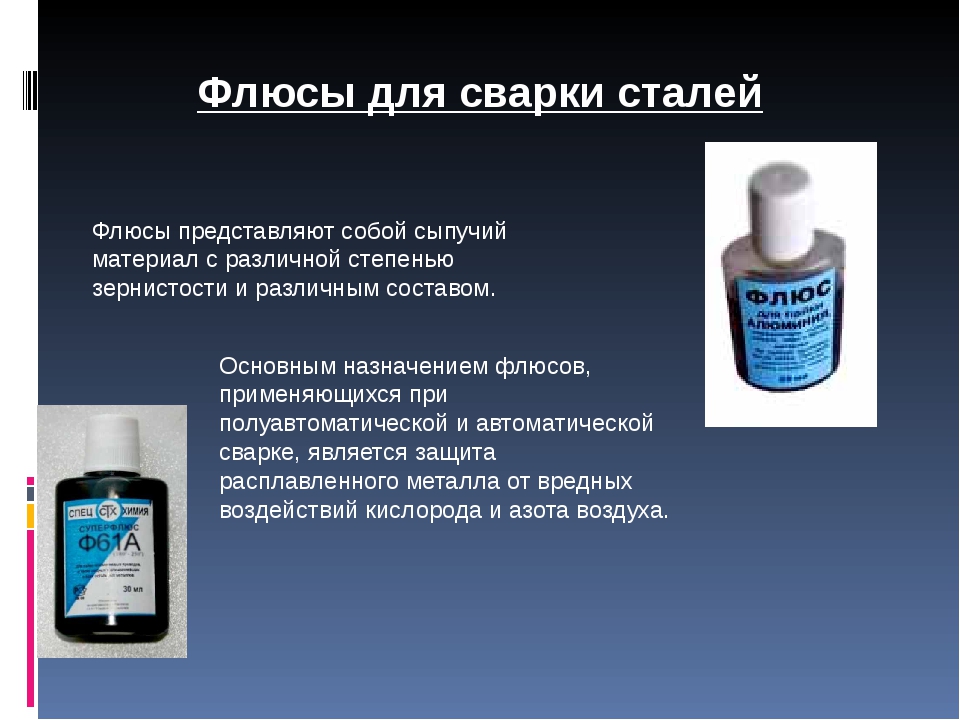 Флюсы для газовой сварки