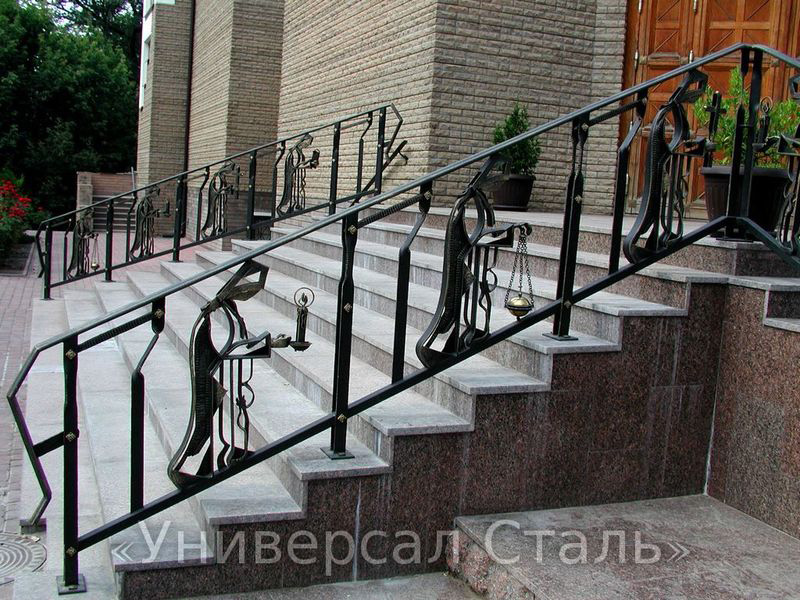 Красивые кованые перила