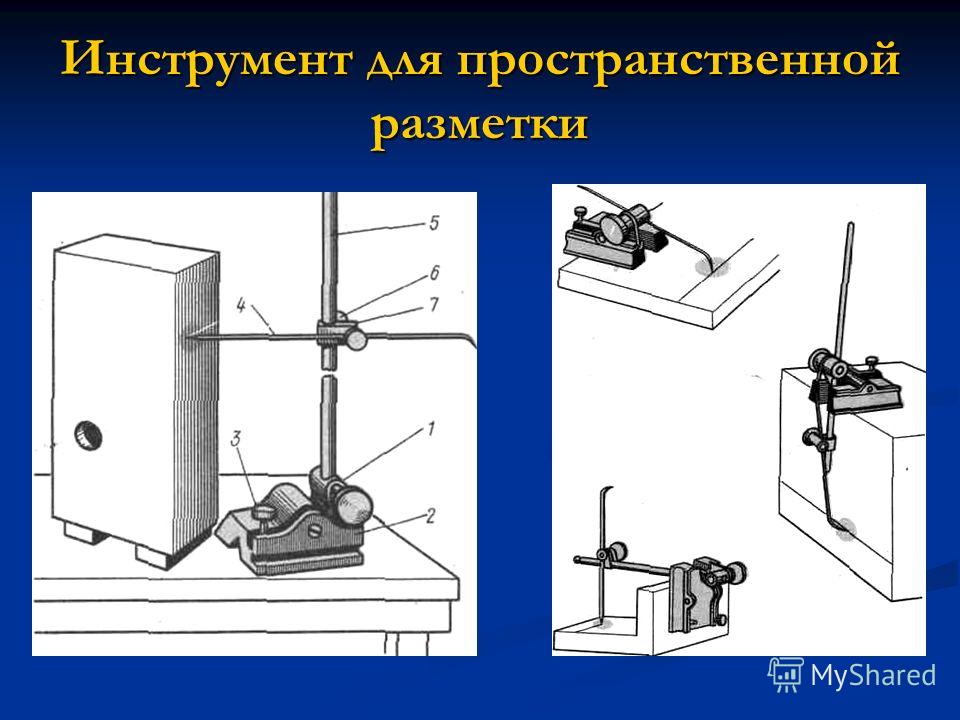 Плоскостная и пространственная разметка
