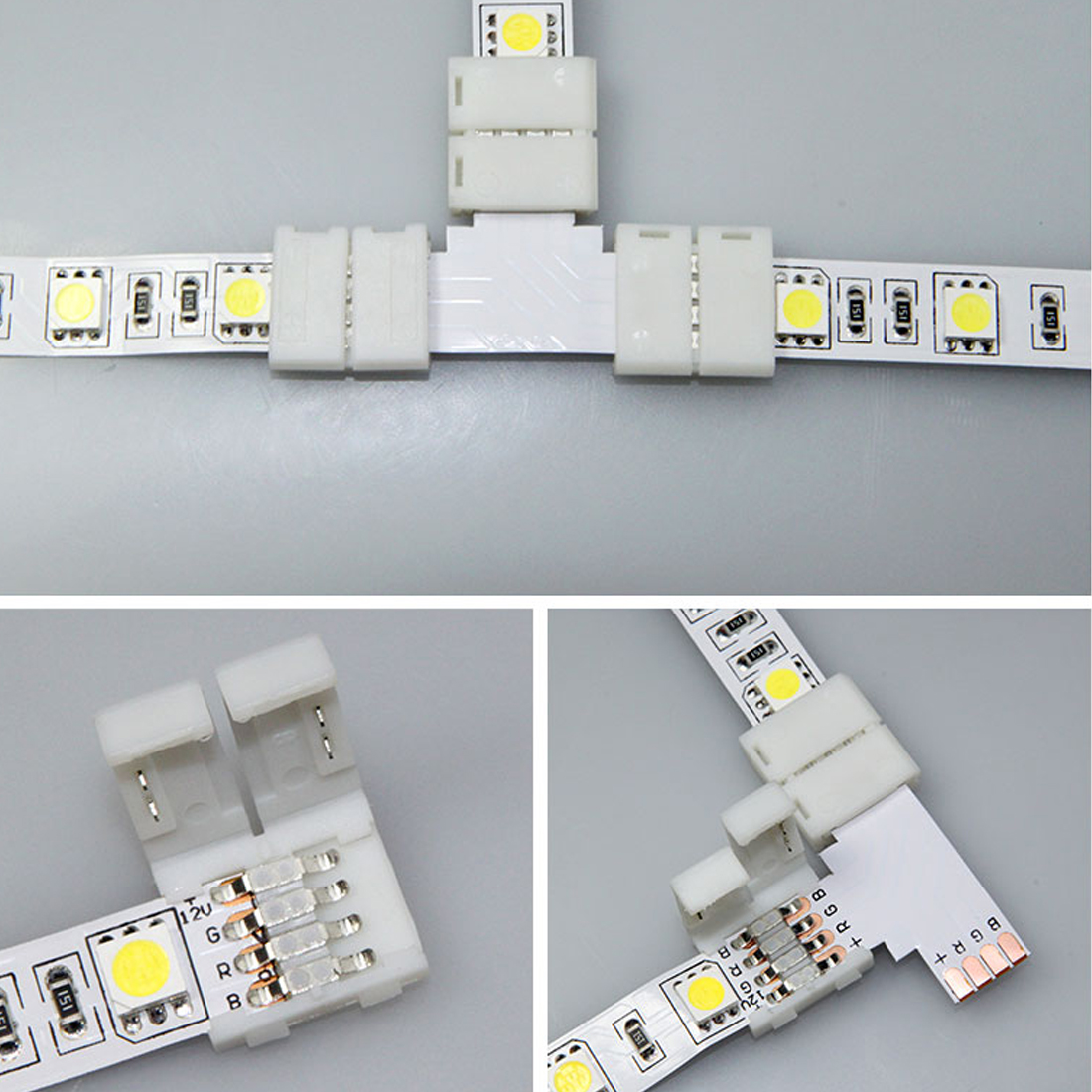 Как соединить ленту между собой. Соединение для светодиодной ленты 10мм. Соединитель для лэд ленты RGB 5050 без спайки. Коннектор для RGB светодиодной ленты жесткий (10 шт) (a038797) led 3a. Коннектор для соединения светодиодной ленты.