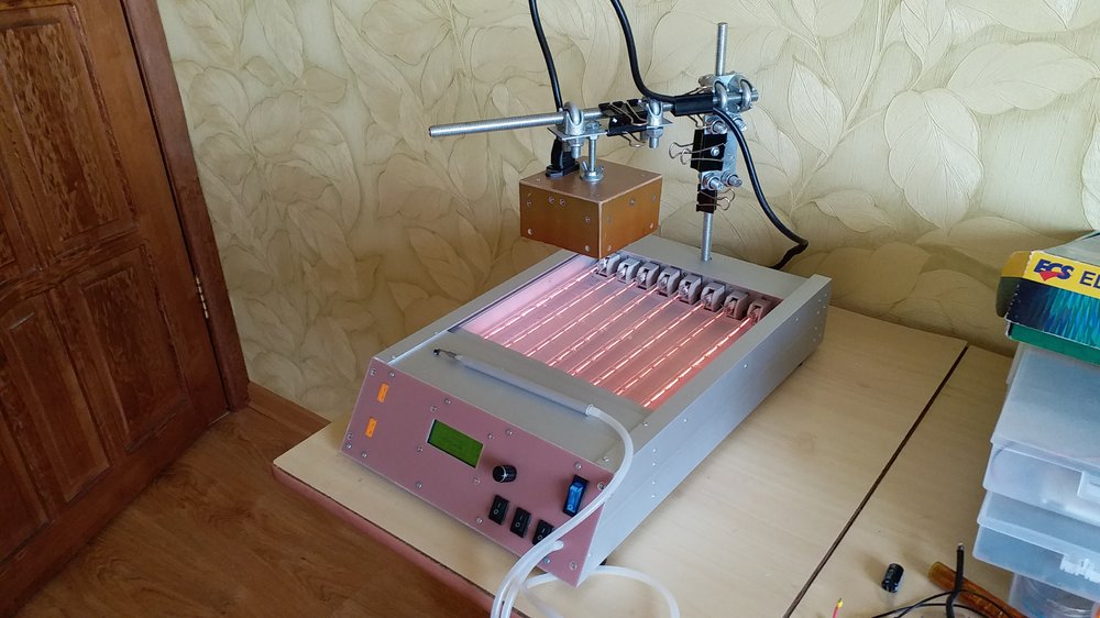 Самодельная инфракрасная паяльная станция. схема