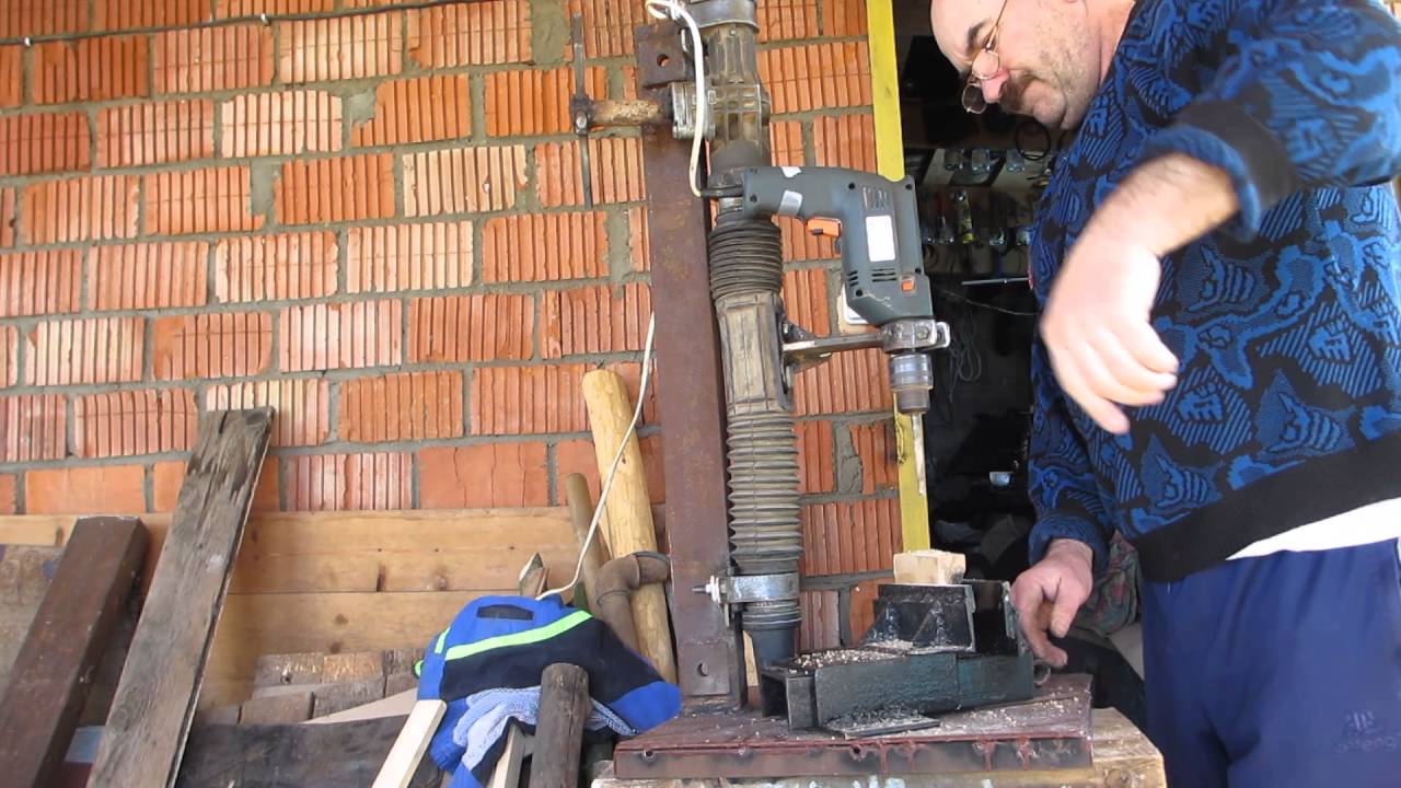 Делаем сверлильный станок своими руками: из дрели, мини, полноценный