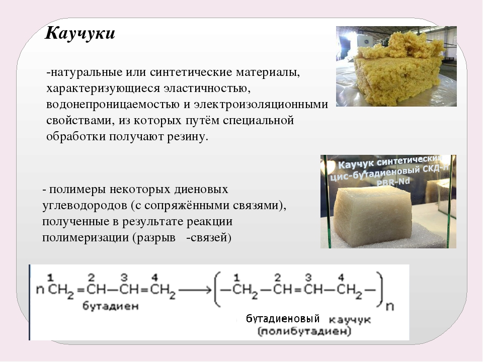 Каучук, свойства и характеристики, получение и применение