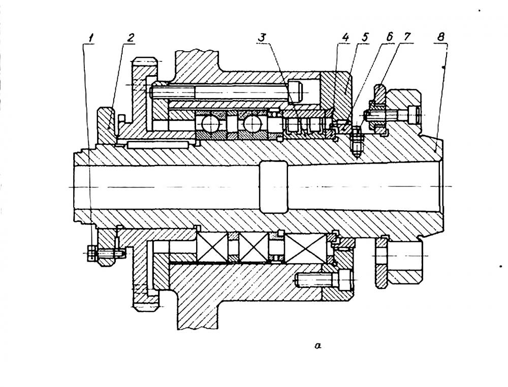 Чертеж шпиндельного узла