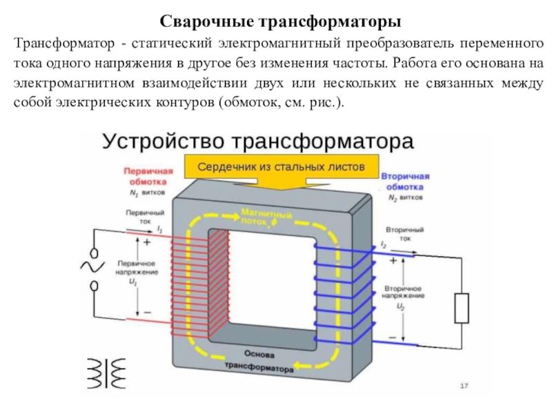 Презентация сварочный преобразователь