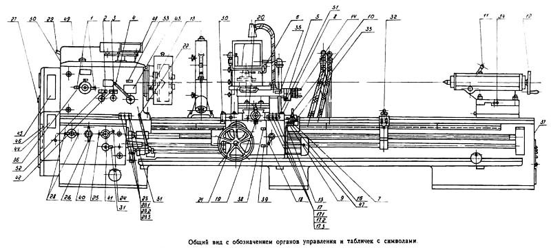 Конструктивные особенности и характеристики токарно-винторезного станка 1м63