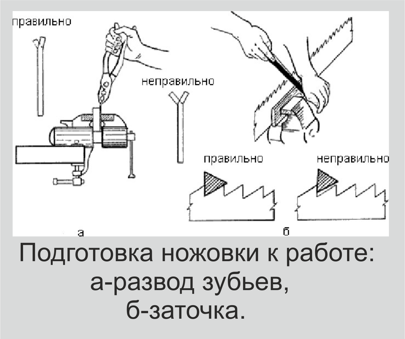 Как заточить ножовку